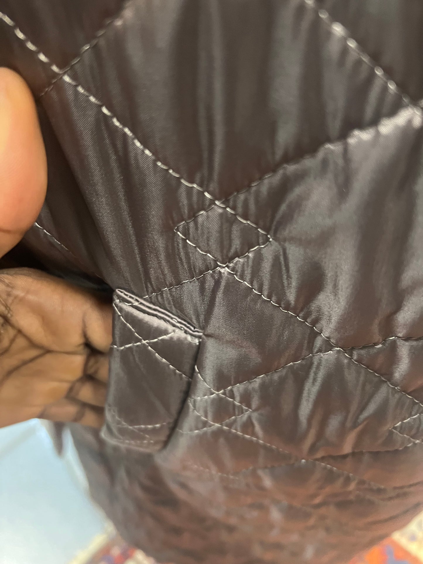 Manteau reversible doublure en renard