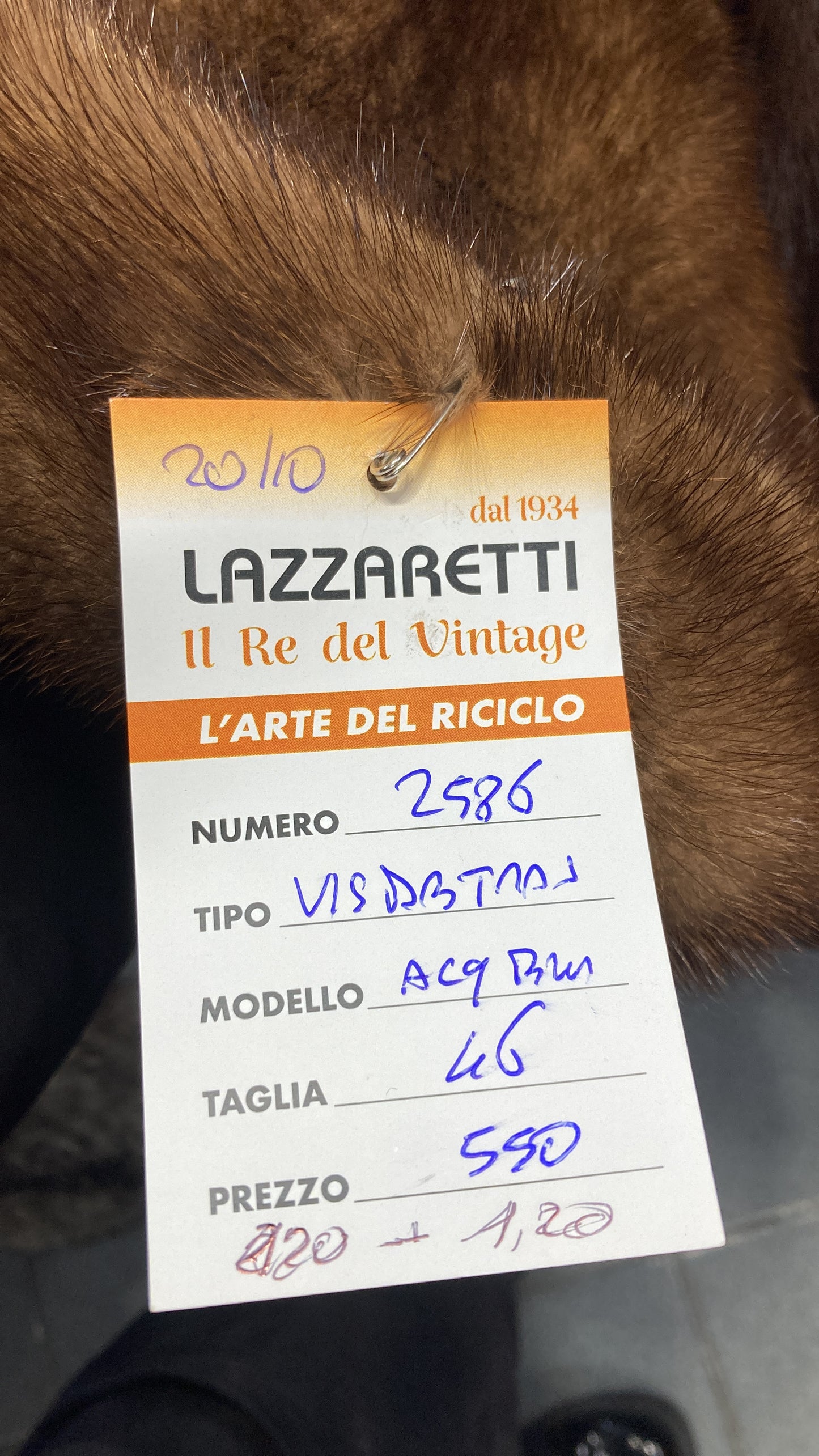 Manteau de fourrure en vison