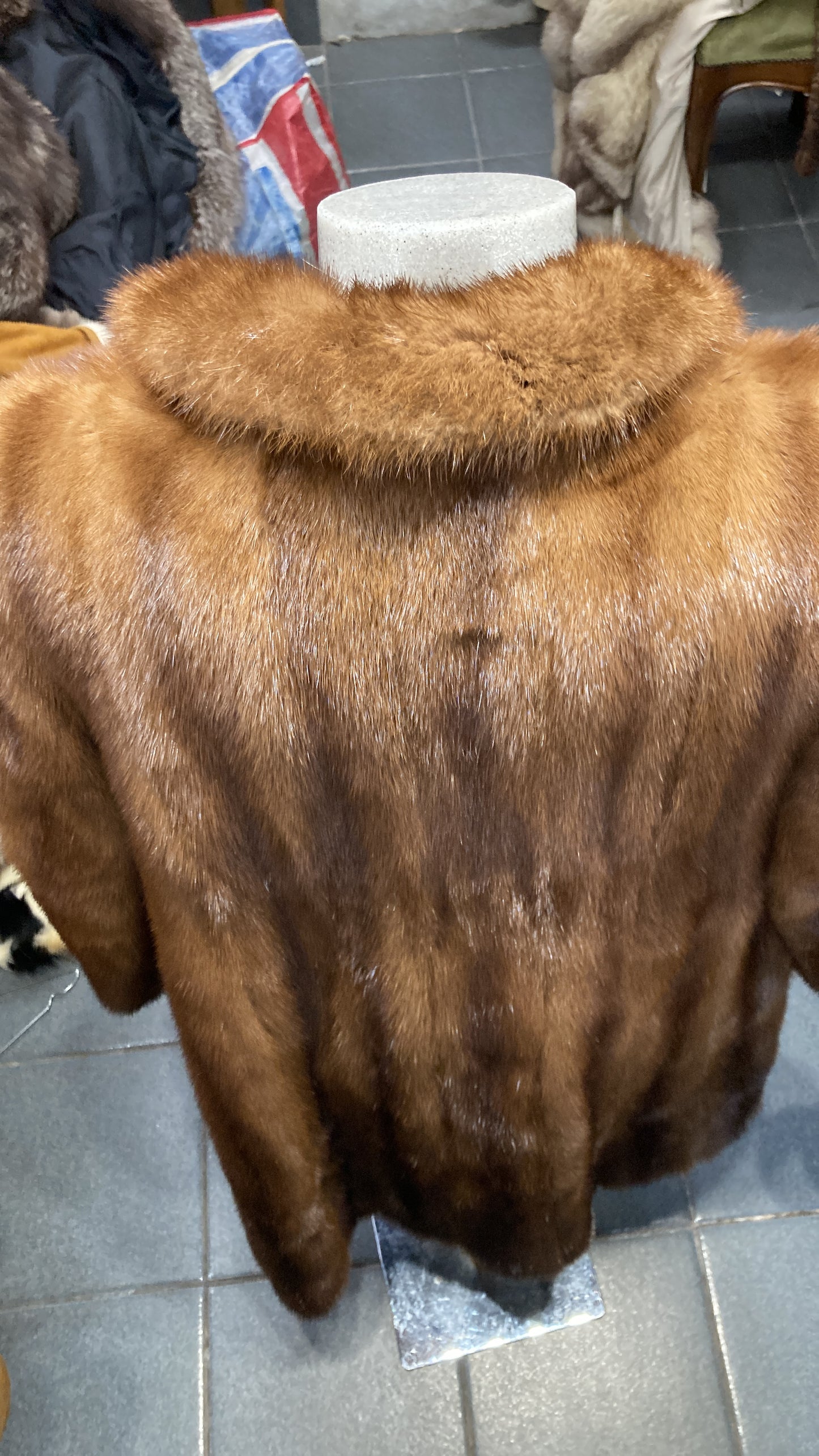 Manteau en fourrure vison