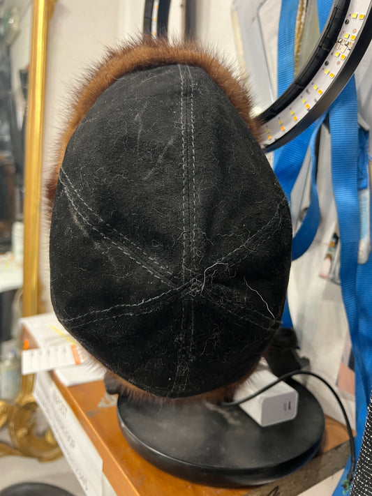 Bonnet en fourrure de vison