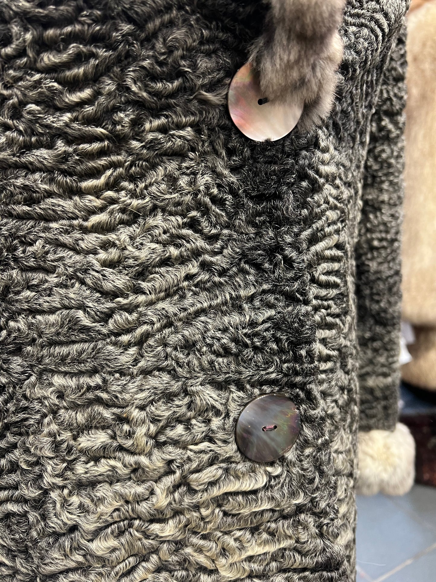 Manteau Astrakan Cincilla