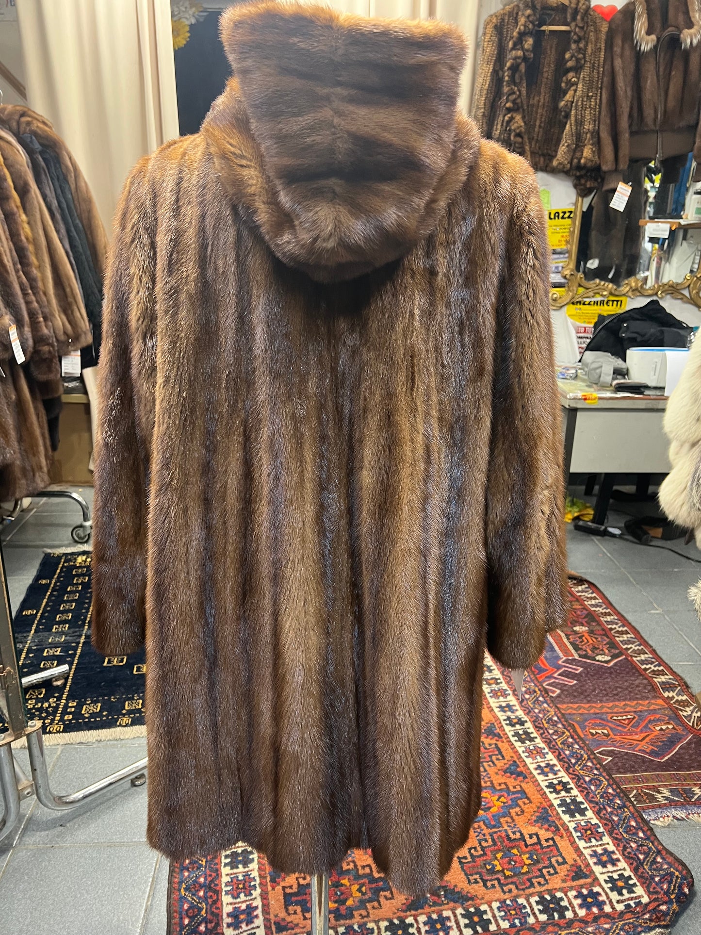 Manteau de vison long 2618