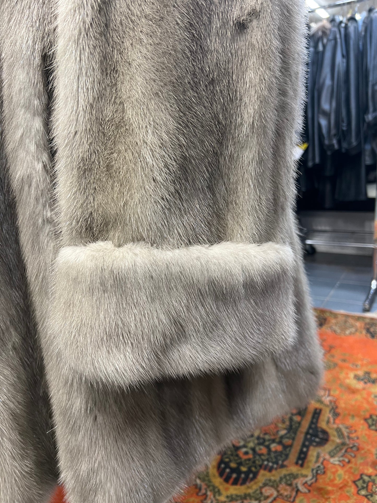 Vison silver col en américain