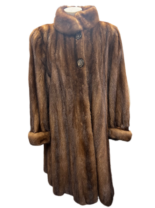 Manteau long de vison