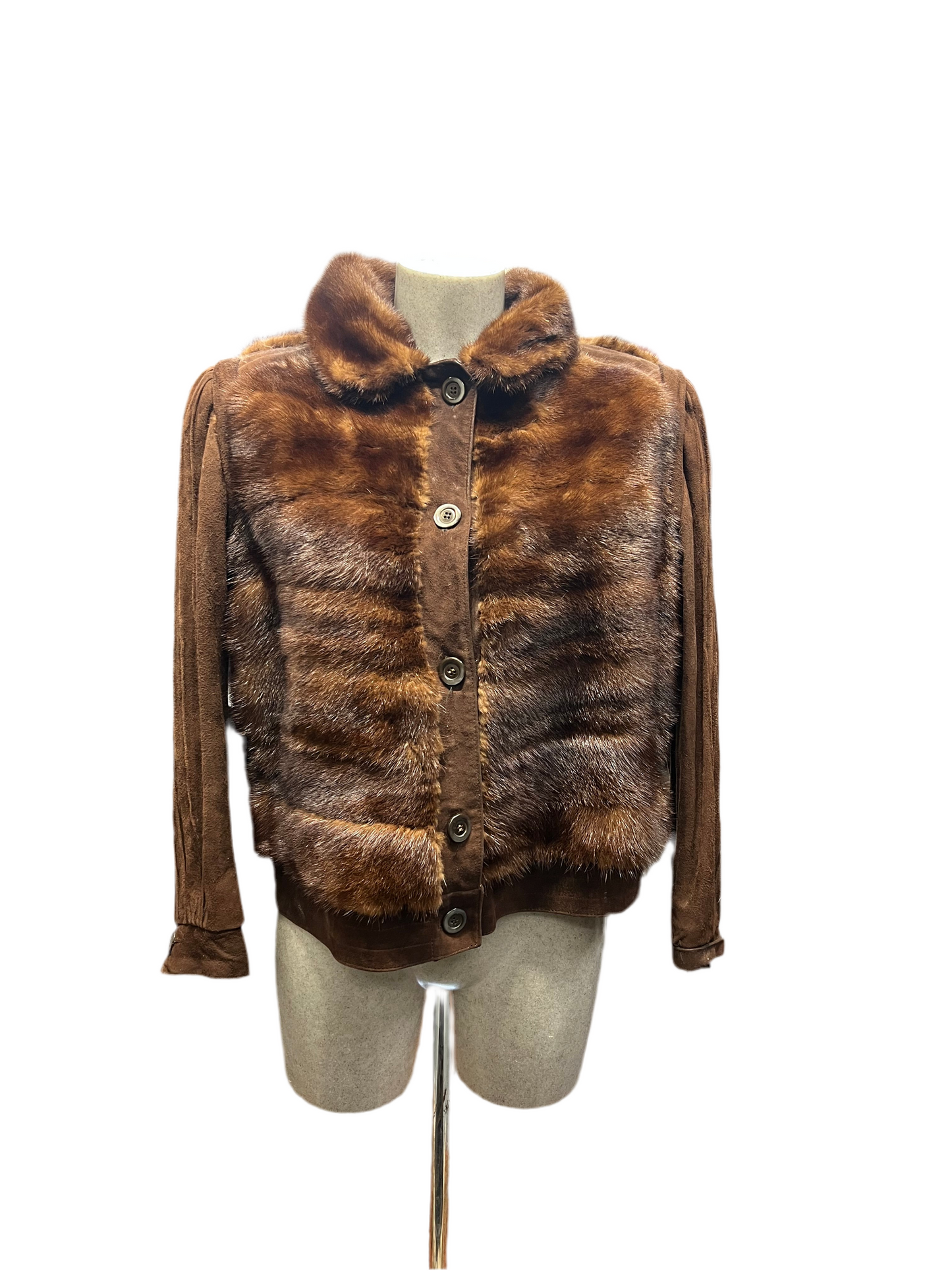 Cape en fourrure de vison