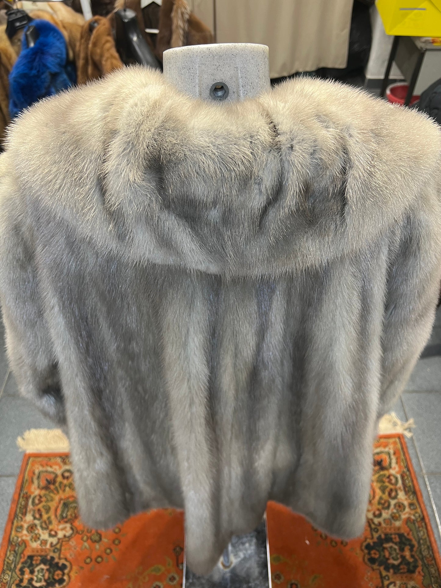 Vison silver col en américain