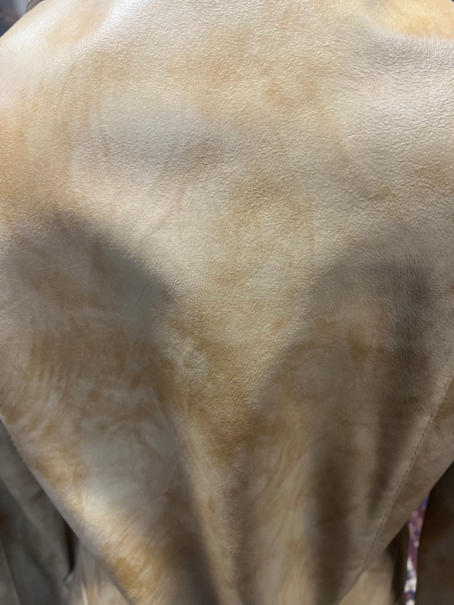 Cape en cuir vera pelle S