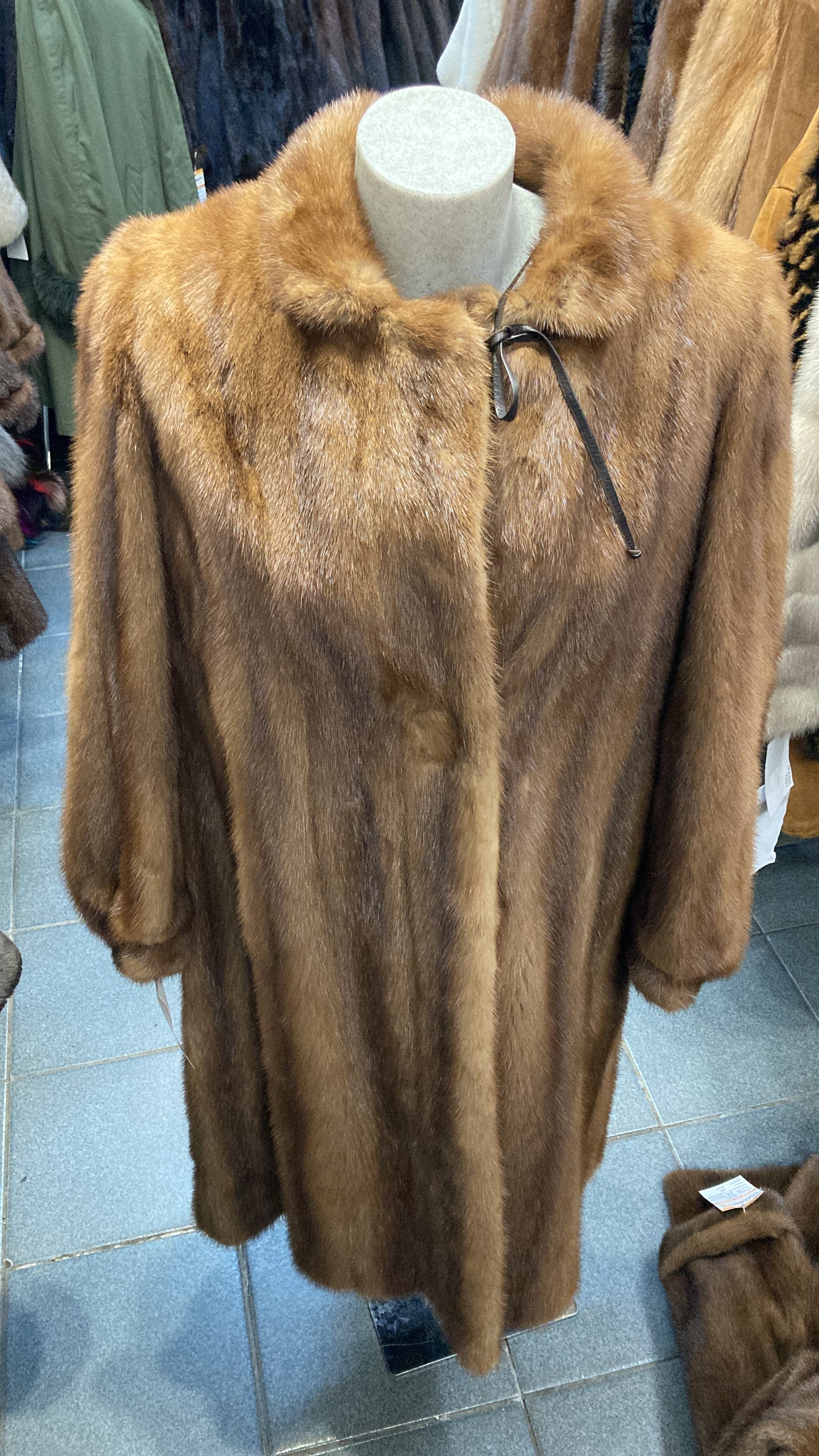 Manteau en fourrure vison