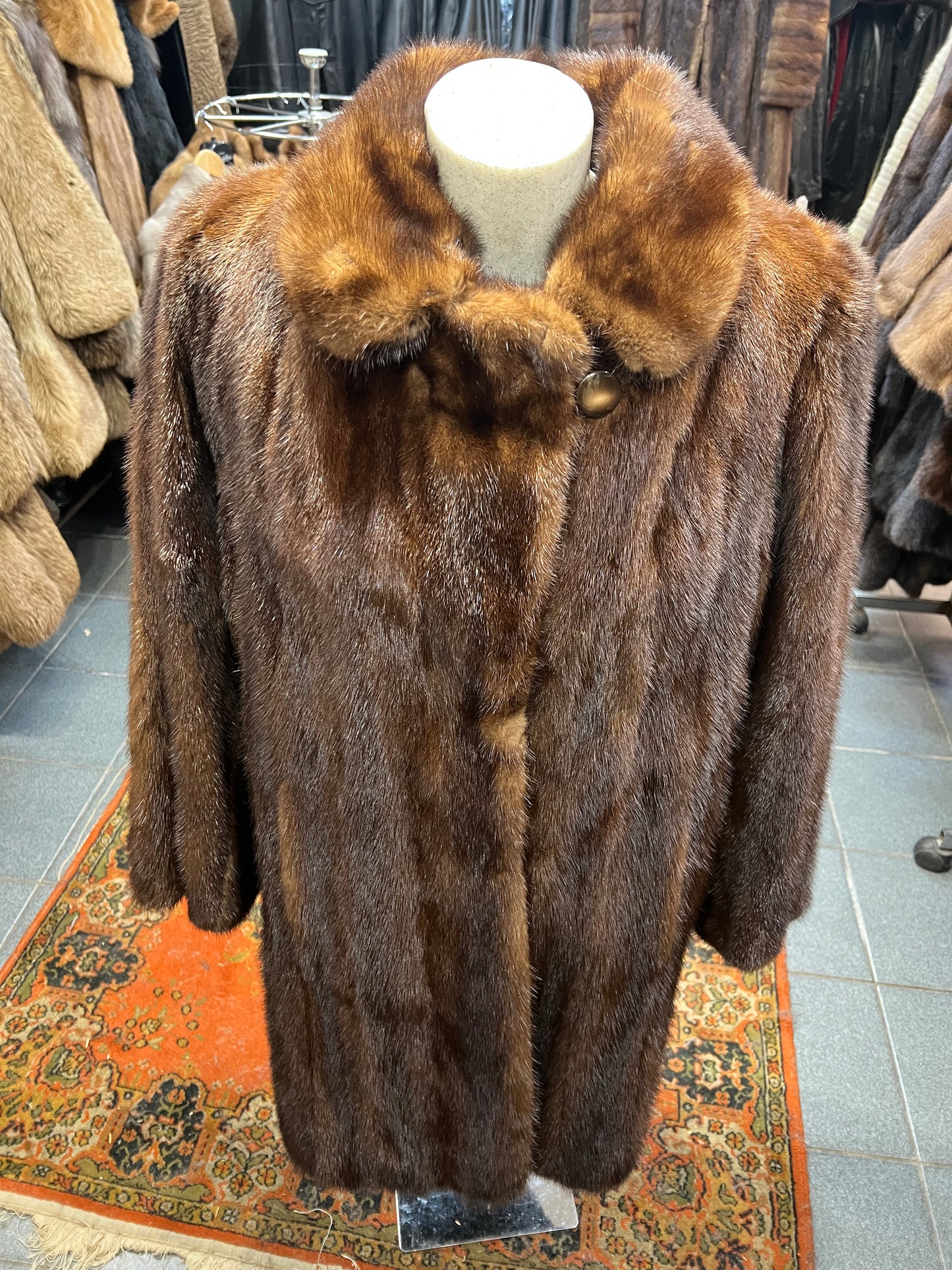 Manteau en fourrure de vison