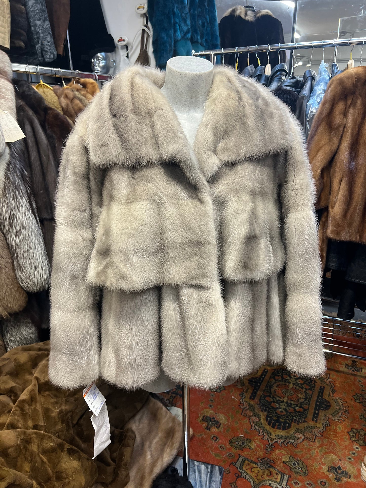 Visone silver traitement horizontal et vertical