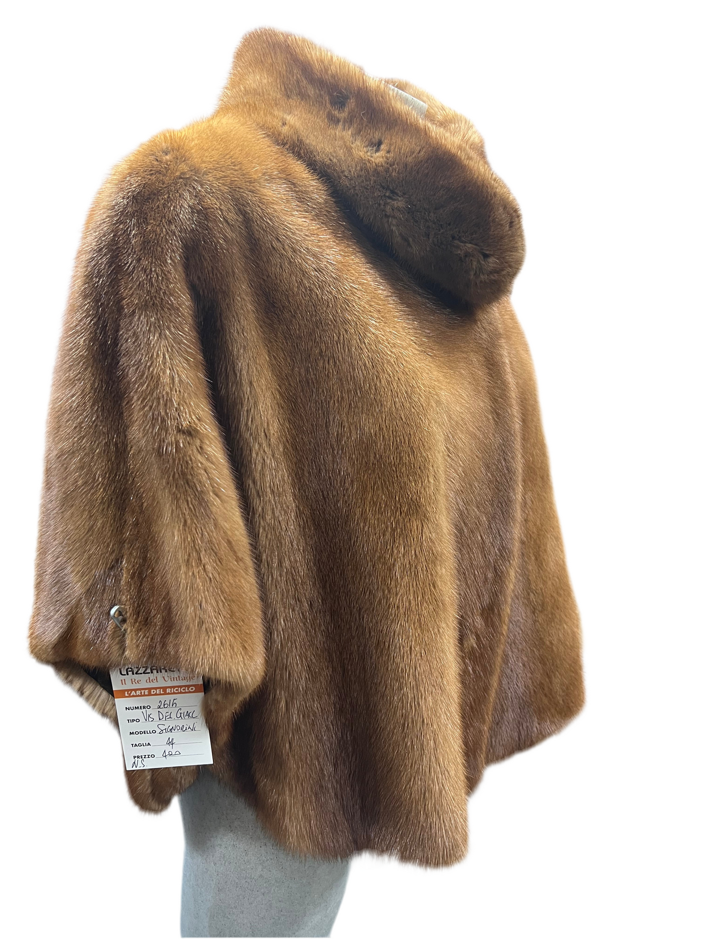 Cape en fourrure de vison