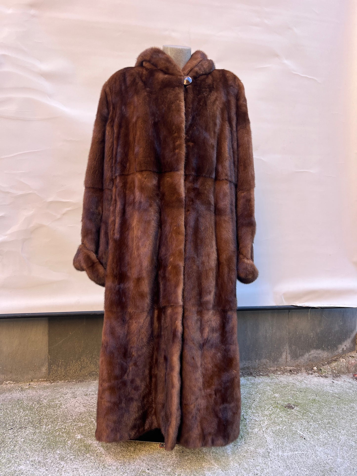 Vison long avec capuche 2715