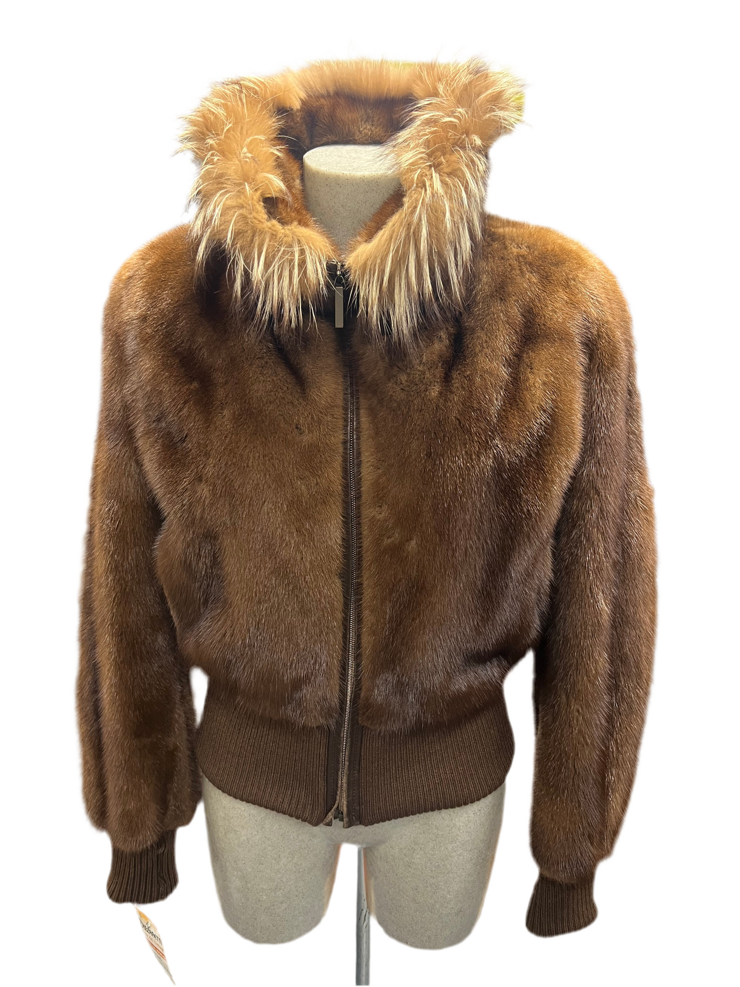 Cape en fourrure de vison