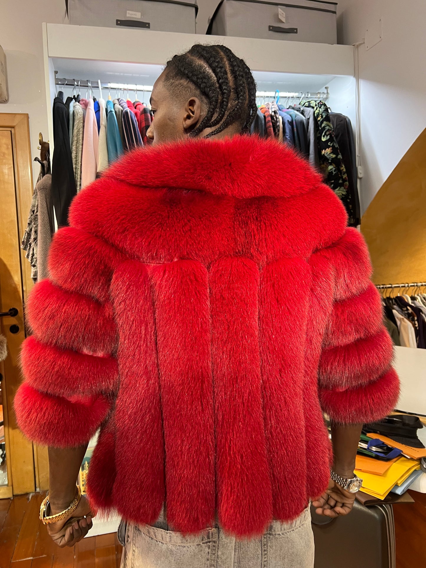 Veste en fourrure de Renard