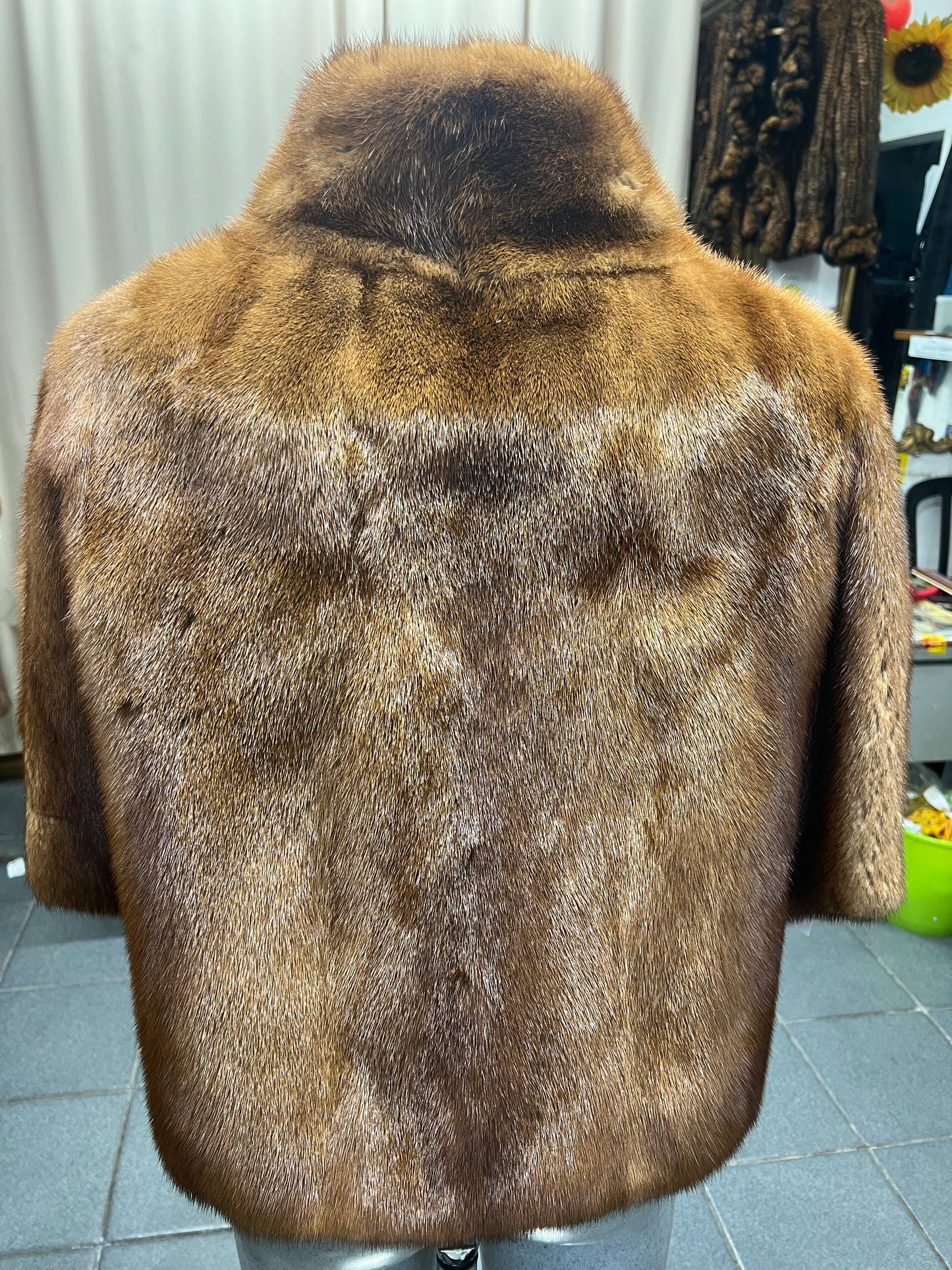 Cape en fourrure de vison