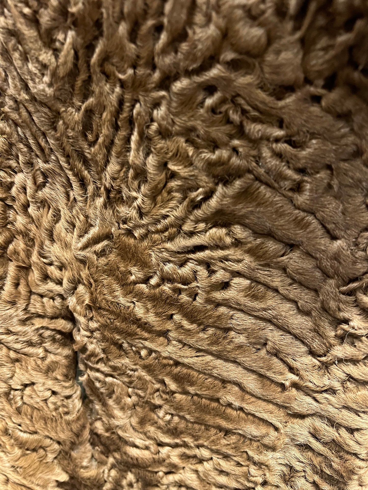 Persan du col en fourrure de vison