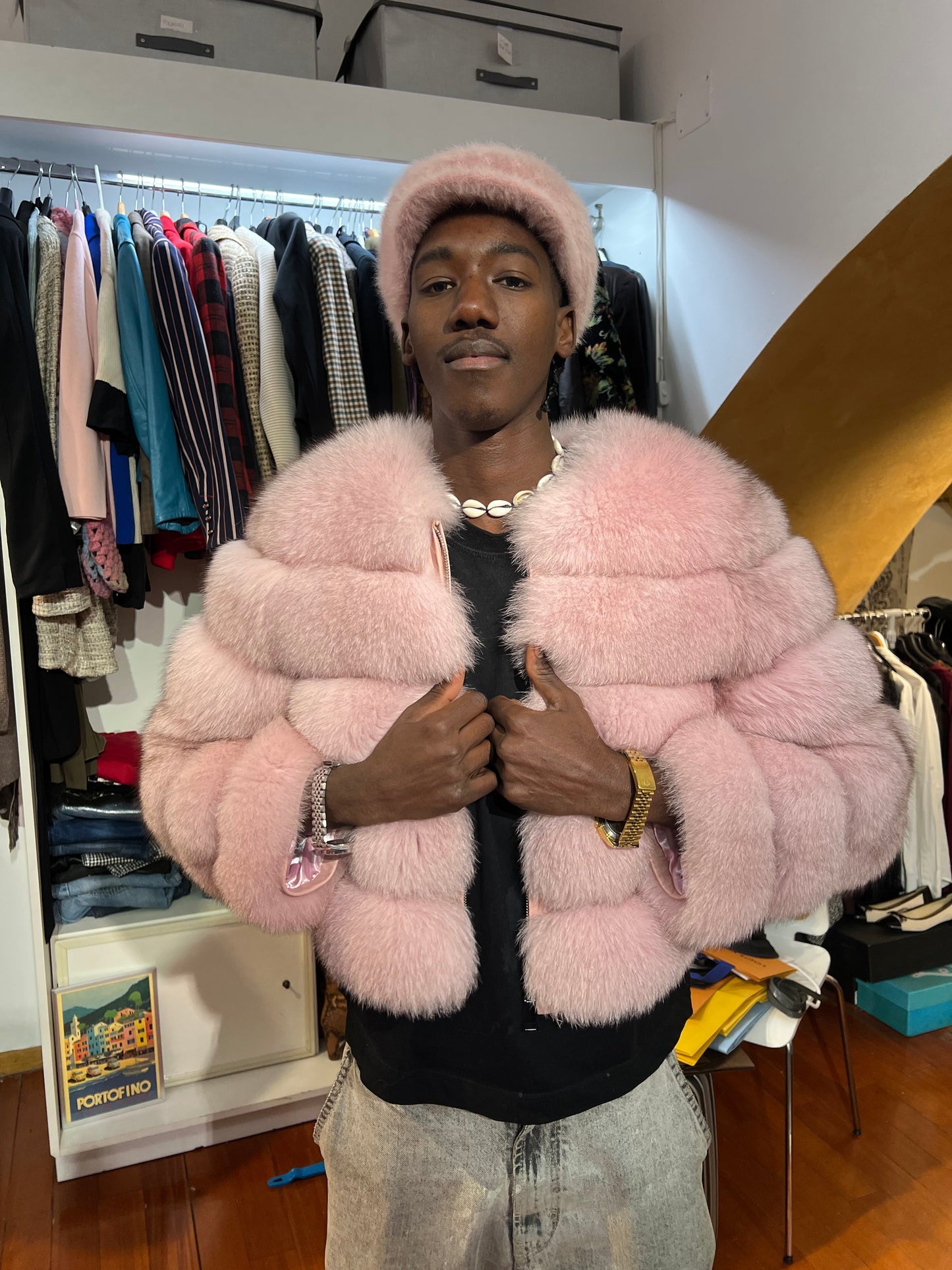 Veste en fourrure de Renard