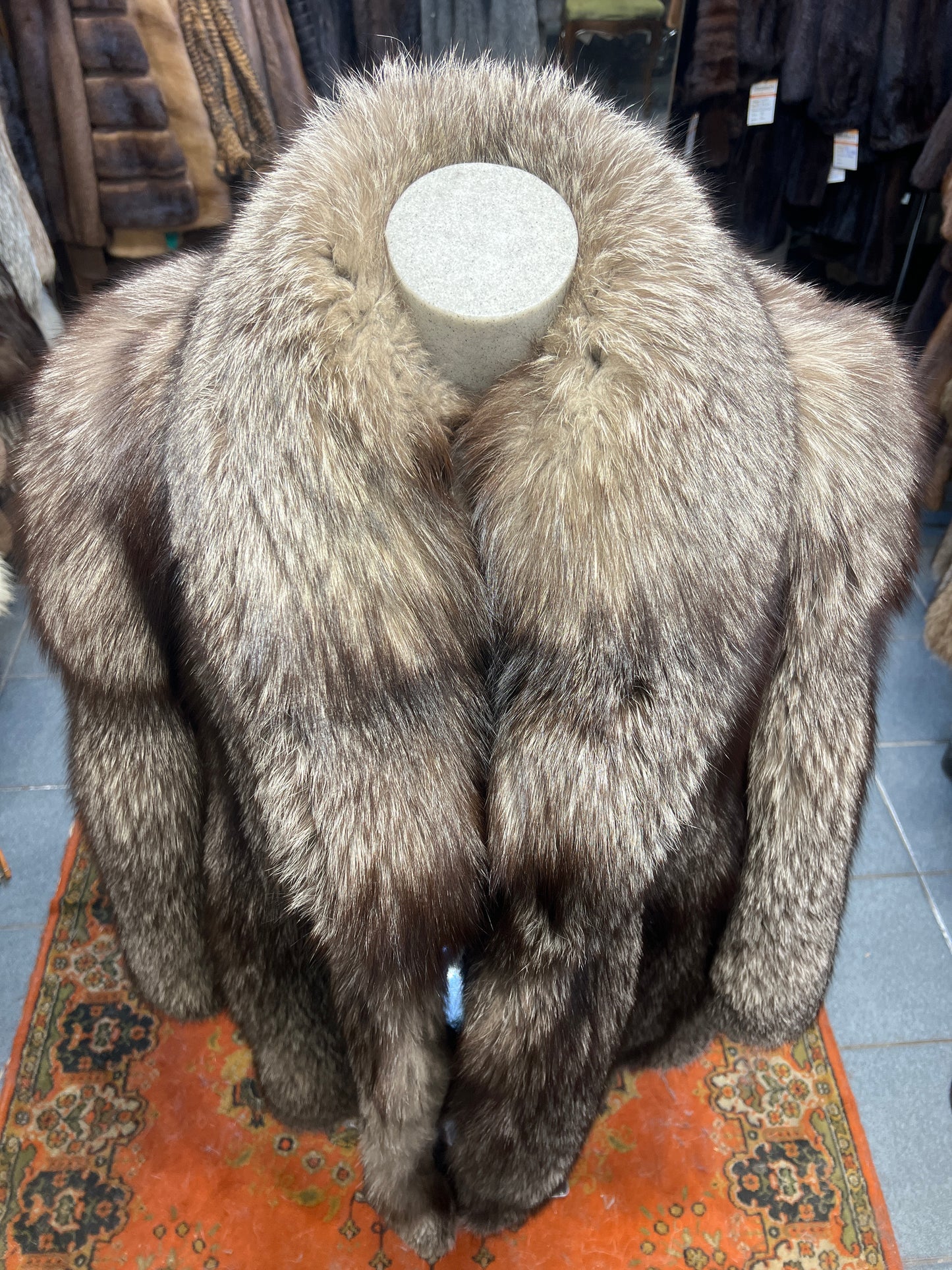 Manteau en fourrure de renard Isabella 2751