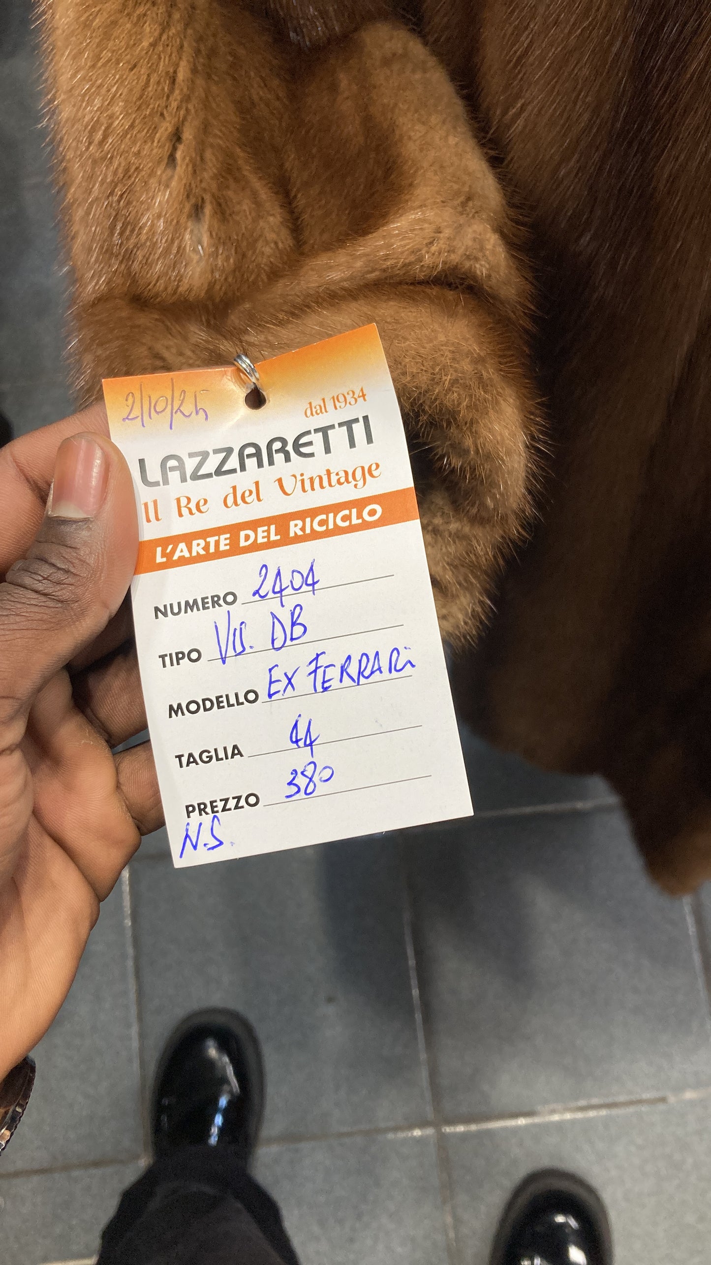 Manteau en fourrure vison