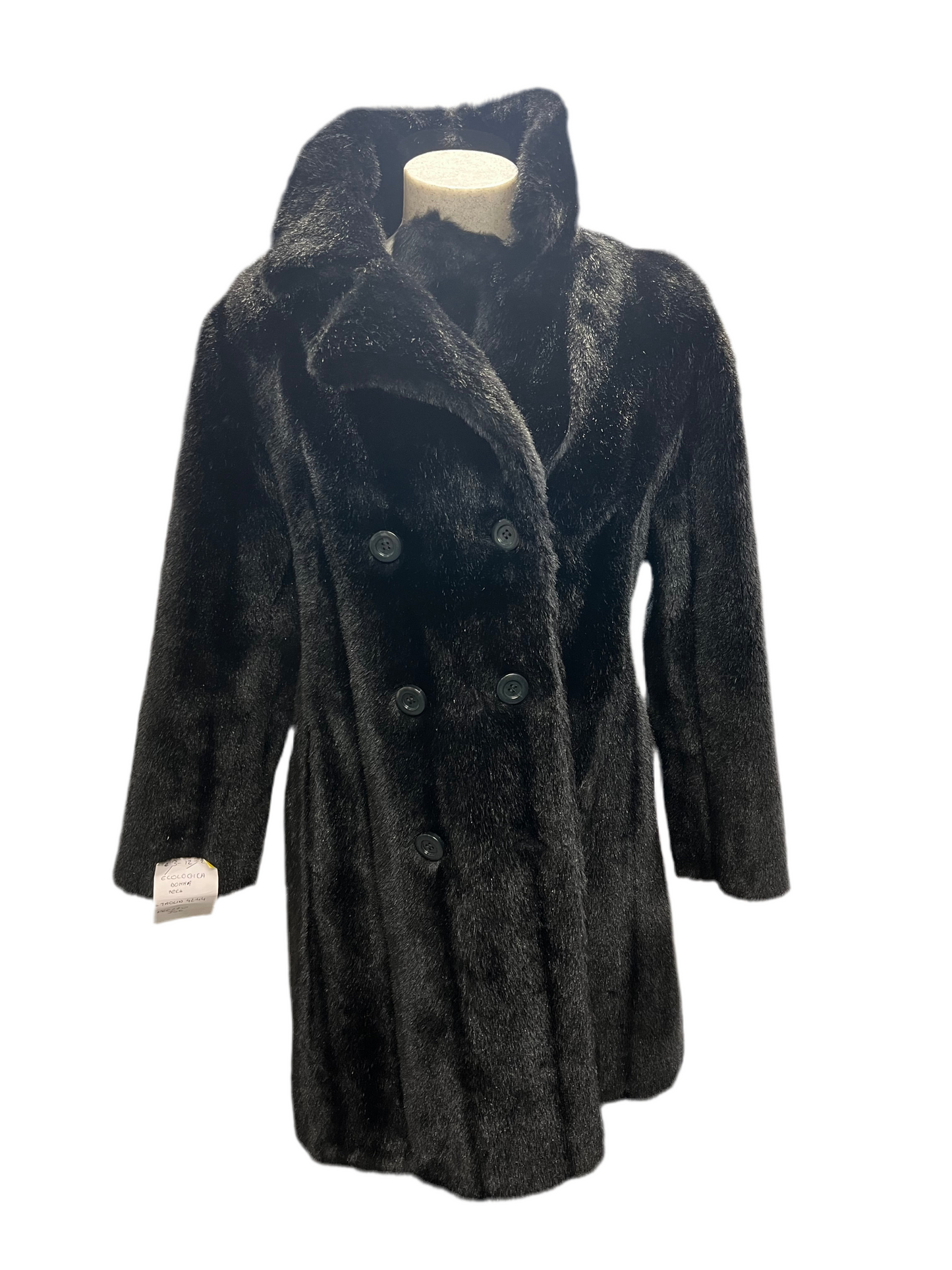 Manteau en fourrure écologique