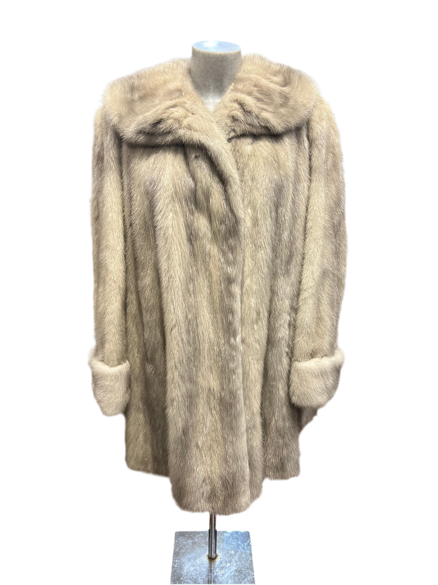 Vison silver col en américain