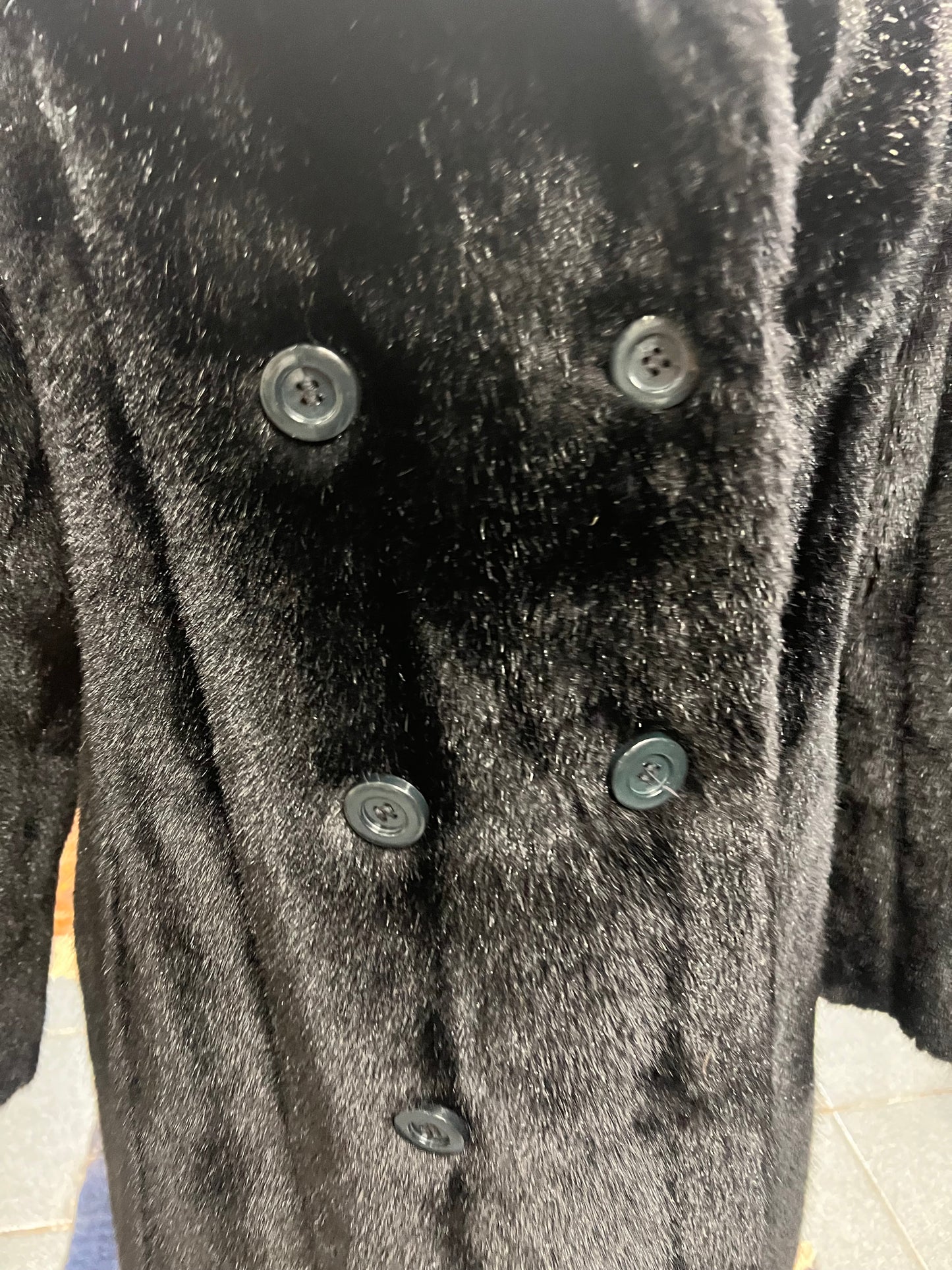 Manteau en fourrure écologique