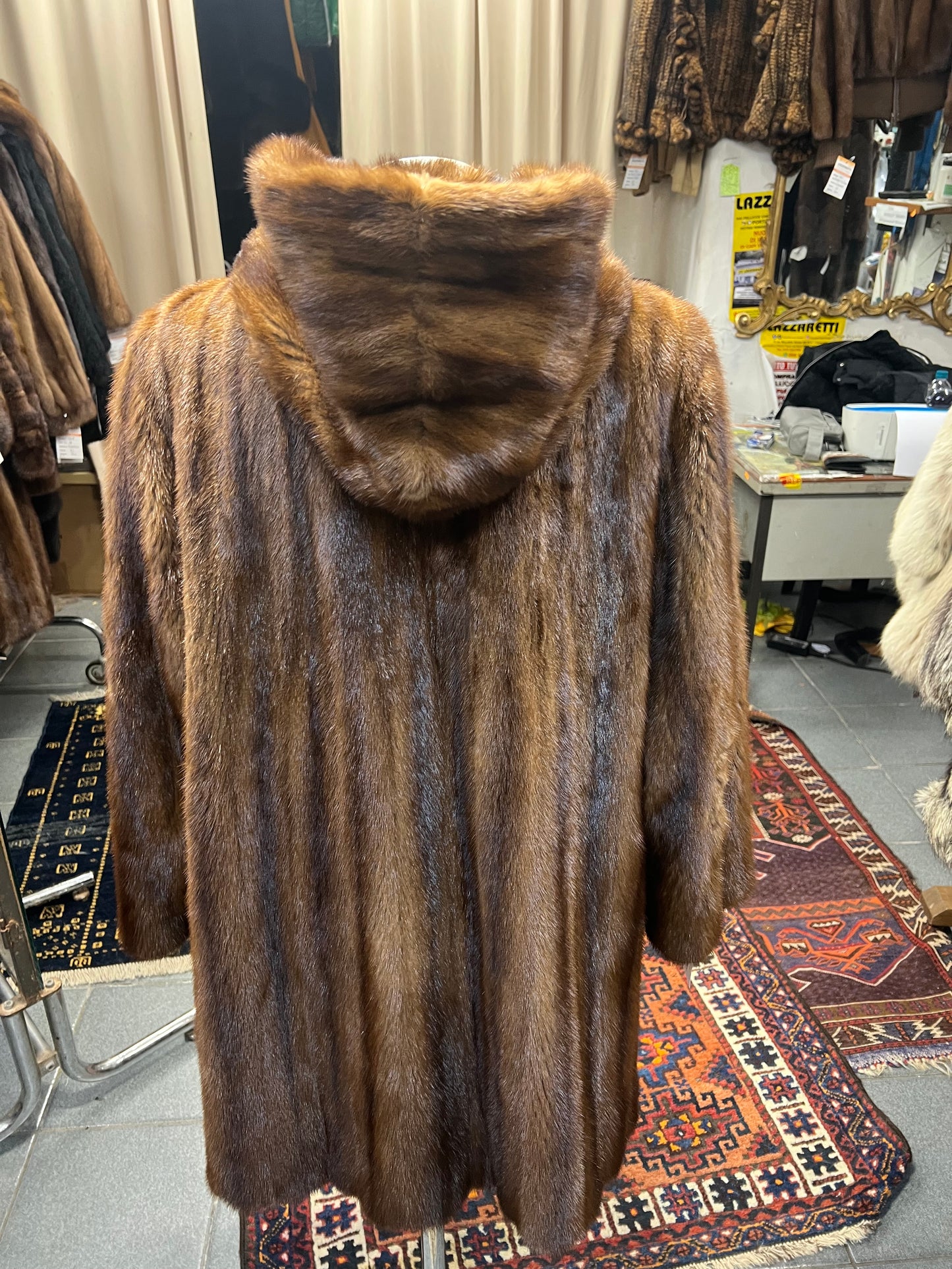 Manteau de vison long 2618