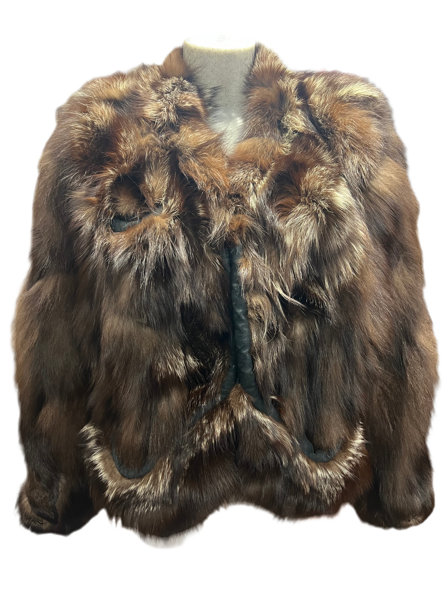 Cape en fourrure de renard