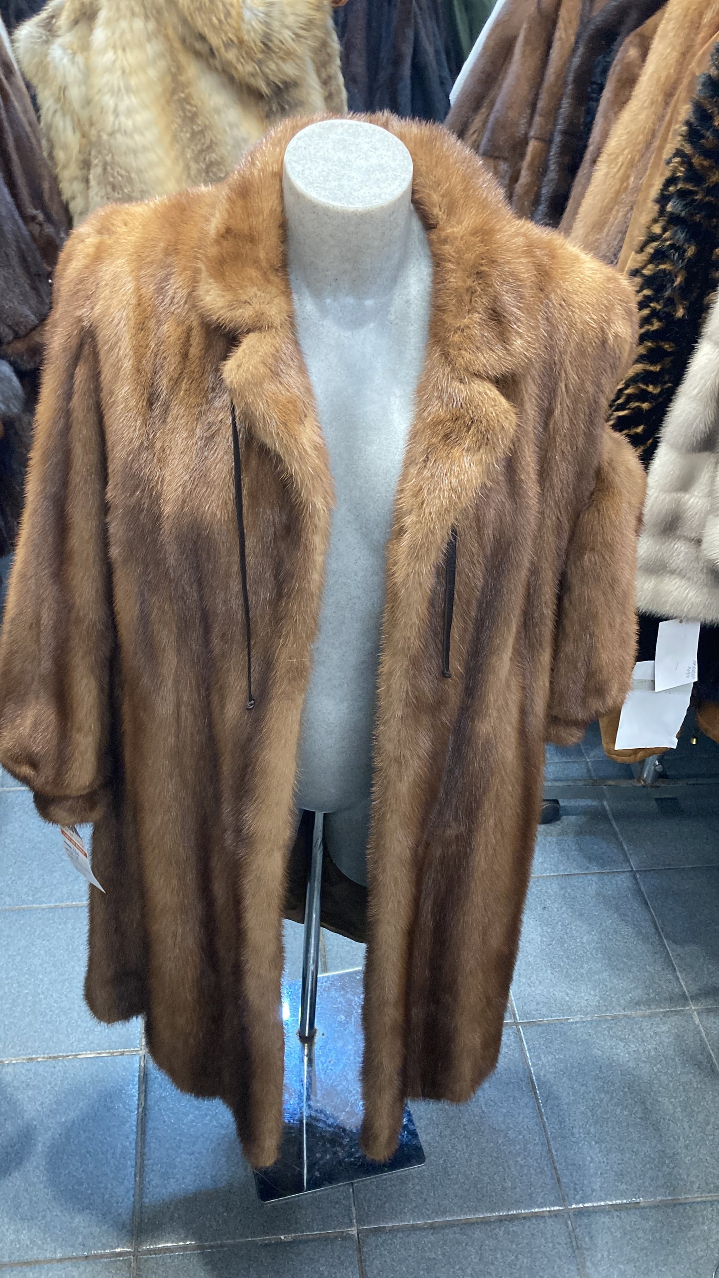 Manteau en fourrure vison